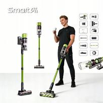 Vertikalus belaidis dulkių siurblys SmartAi V6 žalias 650W 24Ah 65KPa 80 min