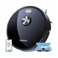Grindų valymo robotas su plovimo funkcija S5, belaidis, lazerinis žemėlapis, 3in1