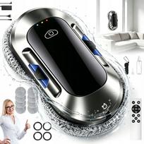 Langų valymo robotas Black 6000Pa, automatinis purškimas, 2 purkštukai