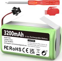 Robotas dulkių siurblys Morpilot, įkraunama ličio jonų baterija 14.4V 3200mAh