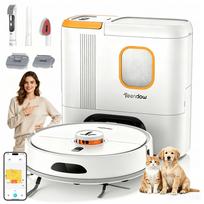 Grindų plovimo robotas su Teendow stotimi D20S MAX 6000 Pa