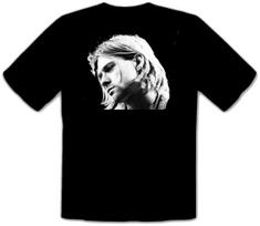 KURT COBAIN NIRVANA Rock Metal Rules Black FUN T-shirt -053- 3XL gray