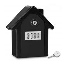 High Security Password Lock Storage Box Key Storage Box Key Safe Box Combination Lock Wall-mounted Key Box juoda pilka spalva