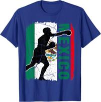 Mexican Boxing Team Mexico Flag Boxer T-Shirt 100% Cotton O-Neck Short Sleeve Summer Casual Mens T-shirt Streetwear S