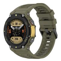 Silicone Strap For Amazfit T-Rex 2 Original Sports outdoor Breathable Bracelet Wristband Correa for Huami Amazfit T-Rex 2 Belt HuamiAmazfit T-Rex 2 džiunglių žalia spalva