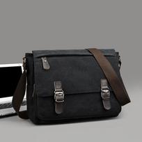 Retro Canvas Messenger Bag for Men, Large Sling Bag, Casual Crossbody Bag for Hanging Out Daily Commute, School Bag College Bags One Size juoda