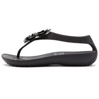 Crocs Breathable Cozy Lightweight Black Sandals Women's 205600-060 34-35