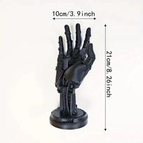 Cyberpunk Robot Hand Controller Stand Game Controller Holder for PS5 for Xbox Mechanical Hand Gaming Accessories Rack Gamepad Headphone Hanger Holder juoda