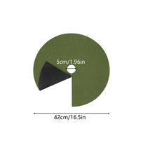 Tree Mulch Ring Weeding Barrier Thickened Protector Mat Plant Cover Anti Grass Gardening Fabric Weeds Control with Ground Nails