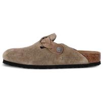 Boston Birkenstock Braided Suede Leather Narrow 'Taupe' Women's 1026694 40
