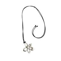 Chain Metal Flower Necklace Choker Sweater Chain Sweet Long Chain Necklace  Birthday Gift