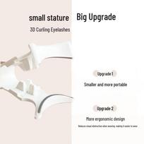 Glue-Free Magnetic Double Eyelid Manga-Style False Eyelashes Upgraded White Apple Clip white