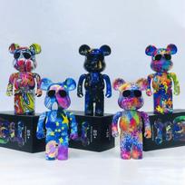 B5+ Violent Bear Bluetooth Speaker Creative Souvenir Graffiti Painted Desktop Wireless Ornament less
