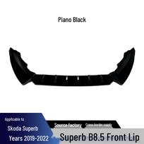 Skoda Superb Front Lip Splitter Spoiler Kit gray