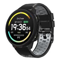 Breathable Silicone Strap 22mm For Suunto 5 9 Peak Pro Bracelet For Suunto Vertical 2/RACE S/Run/Ocean/Nautic S Sport Band Belt 22mm Width gray