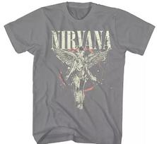 NIRVANA T-shirt In Utero New Rock Tee S25XL DO409 M gray