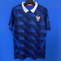 France 2026-2027 Home Fan Edition Short Sleeve Football Jersey Men Bamboo Fiber Performance Soccer Shirt Small