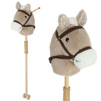 Hobby Horse Children's Hobby Horses with Sound, Wheel, Stick Horse for Riding for Children 24+ Months, Grey 95 x 25 x 27 cm pilka