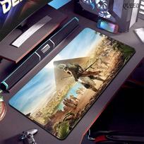 900x400 Large Mouse Pad A-Assassin S -Creed Gaming Mousepad Speed Desk Mat Laptop Gaming Mats For Office Carpet Desk Accessories 30cmx60cm(11.8x23.6inch) gray