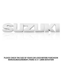 Automobilio priekinės grotelės ženklelis, galinės bagažinės emblema, lipdukas, automobilių priedai Suzuki Swift SX4 Ignis Baleno Vitara Grand Vitara Jimny Gsr white