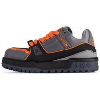 LOUIS VUITTON Sportbačiai Maxi žemi riedlentės batai Vyriški Pilki Oranžiniai 1ACF6G 42.5 oranžinė