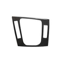 1x Carbon Fiber Console Gear Shift Panel Cover For BMW 3 Series M3 E46 98-05 LHD black