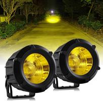 UNI-SHINE Rūko žibintas, Motociklas, Geltonas, LED Rūko žibintas, 30W, 3200K, 10000LM, /24V, LED Darbinis 30W-Yellow geltona