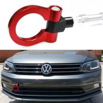 Red Track Racing Style Aluminum Tow Hook Ring For 2011-2018 Volkswagen Jetta MK6 gray