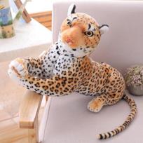 30-120 cm Gyvybingi Tigro Leopardų Pliušiniai Žaislai Minkšti Kimšti Gyvūnai Imitaciniai Baltasis Tigras Jaguaras Lėlė Vaikams Vaikų Gimtadienio Dovanos 30cm white