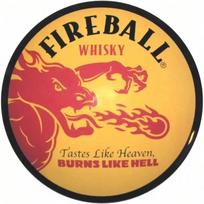 Vintage Fireball Whisky Metal Tin Sign Man Cave Pub Garage Wall Decor 20x20 įvairiaspalvis