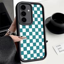 Phone Case for Samsung Galaxy A17 A16 A15 A14 A13 Retro Classic Chess Board Grid A56 A36 A26 A55 A35 A25 A54 A34 A24 A53 A33 A23 Samsung A23