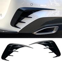 Automobilio galinio buferio lūpų spoilerio šoninio oro išleidimo angos dangtelio apdaila G20 skirta BMW 3 serijos G20 M Sport 320I 325I 330I išorinėms dalims black
