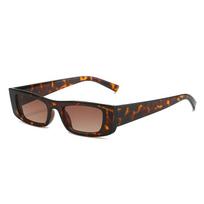 Small Rectangle Sunglasses Men Women Cat Eye Sun Glasses Travel Shades Vintage Retro UV400 Luxury Brand Femme Gafas Oculus as picture black
