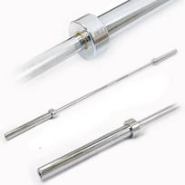 TLXT Bearing Barbell Bar 1.2m, 25mm Grip white