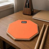 8 Inch Drum Pad Mute Rubber Practice Surface Shock-Absorbent Music Accessory for juoda