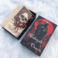 Midnight Oracle Card Deck Gothic Dark Fantasy Themed Cards for Enthusiasts Collector black