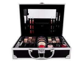2K All About Beauty Train Case Black Makiažo paletė 60.2 ml Akių šešėlių paletė