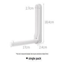 Wall-Mounted Coat Rack & Clothes Drying Rack with Hooks and Shelving balta