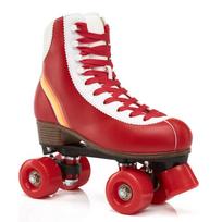 MDUG Suede Double Row Roller Skates 35 red