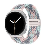 Magnetinis pintas dirželis Samsung Galaxy Watch 9 8 laikrodžiui Dirželis 44mm 40mm Nailoninė apyrankė correa dirželis Galaxy Watch 8 classic 46mm galaxy 8classic 46mm gray