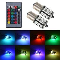 1797 LED S25 vieno kontakto lemputė, 1156 BA15S, P21W LED lemputė, RGB stabdžių žibintas, black
