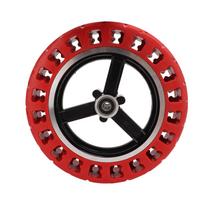 LYH L0012 Electric Scooter Tire Wheel Hub 10x2.125 Inch Solid Shock Absorbing Tires Replacement Parts for Kugoo M4 8.5 raudona