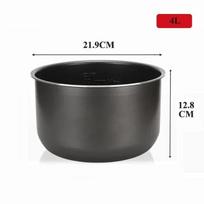 Electric Pressure Cooker Liner 1.6/3/4/5/6L Non-stick Rice Pot Gall Black Crystal Inner Accessories Cooker Parts only for Midea black