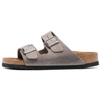 Birkenstock Arizona Soft Footbed Oiled Leather Sandals 'Iron' Women's 1013645 39