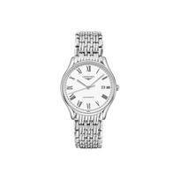 Longines Lyre serijos automatinis mechaninis laikrodis Klasikinis universalus madingas laikrodis Vyriški laikrodžiai Baltas plienas L4.960.4.11.6 L4.960.4.11.6 - 38.5MM white