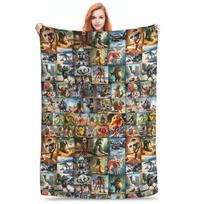 Funny Italian Brainrot Memes Compilation Plush Blankets Girls Boys  Flannel Bedding Throws For Bedroom Soft Bedspread Gift 30x40in gray