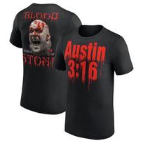 Steve Austin WWE  Kraujas iš akmens Citatos Reprintas Unisex S-4XL Unisex Marškinėliai M black