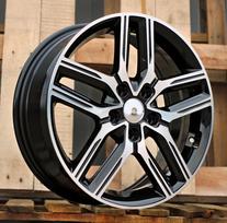 Ratlankis RACINGLINE Y1227 R17x6.5 5x114.3 ET 50 CB 67.1 (Black Polished) (690 kg)