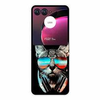 Kietas dėklas Motorola Razr 50 / 50 Ultra Apsauginis Mielas Animacinių Gyvūnėlių Dažytas Korpusas Moto Razr 50 Ultra 2024 Skaidrus Dangtelis Razr 50 Ultra black