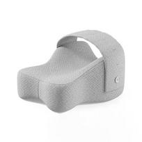 Ergonomic Memory Foam Leg Pillow for Side Sleepers and Pregnant Women - Knee Support & Elevation Pad 25x13x31 cm pilka